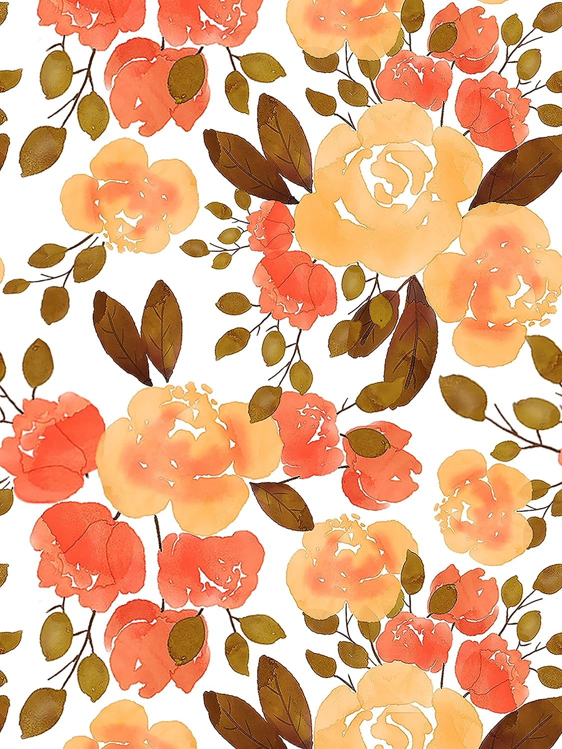 PELICAN INDUSTRIAL Wallpaper - Magnetic School Locker Wallpaper (Full Sheet Magnetic) - Flowers - Pack of 3 Sheets - vr26