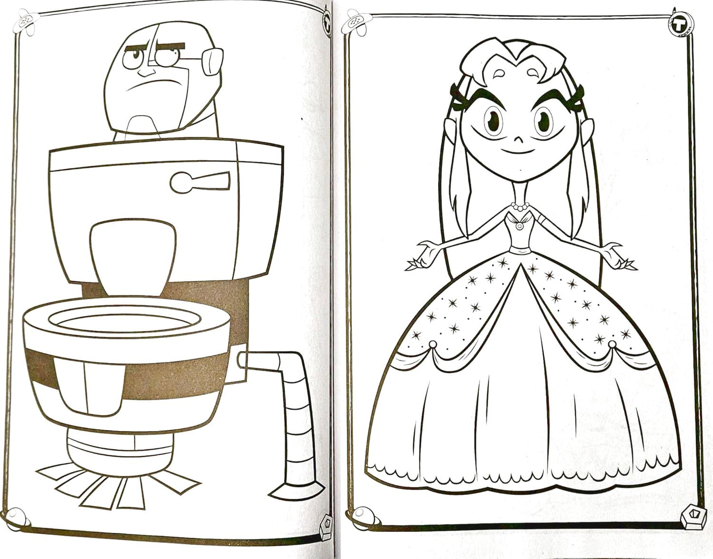 Teen Titans Go Jumbo Coloring and Activity Book