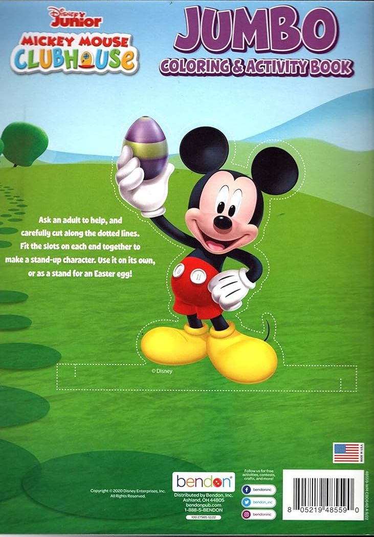 Disney Mickey Friends - Easter - Jumbo Coloring & Activity Book