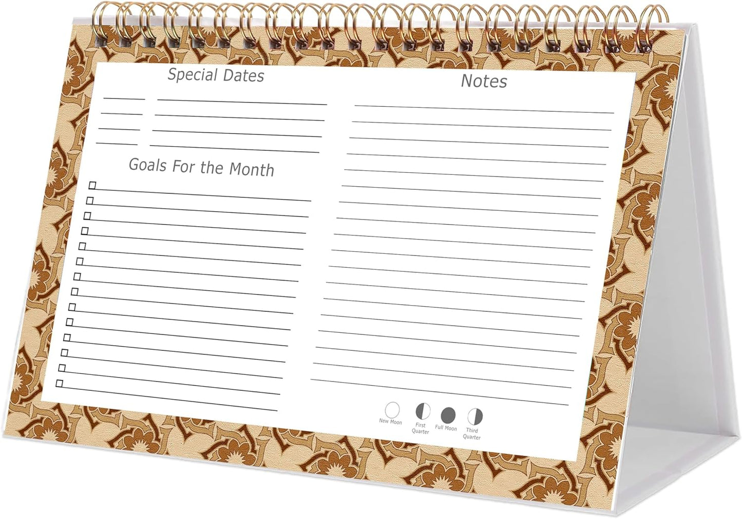 2026-12 Months Desk Calendar Desktop Planner with To-Do List & Notes 09