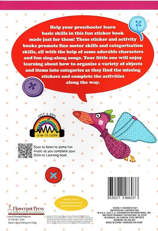 Stick-to Learning A Sing-A Long - Same or Different - Sticker Book