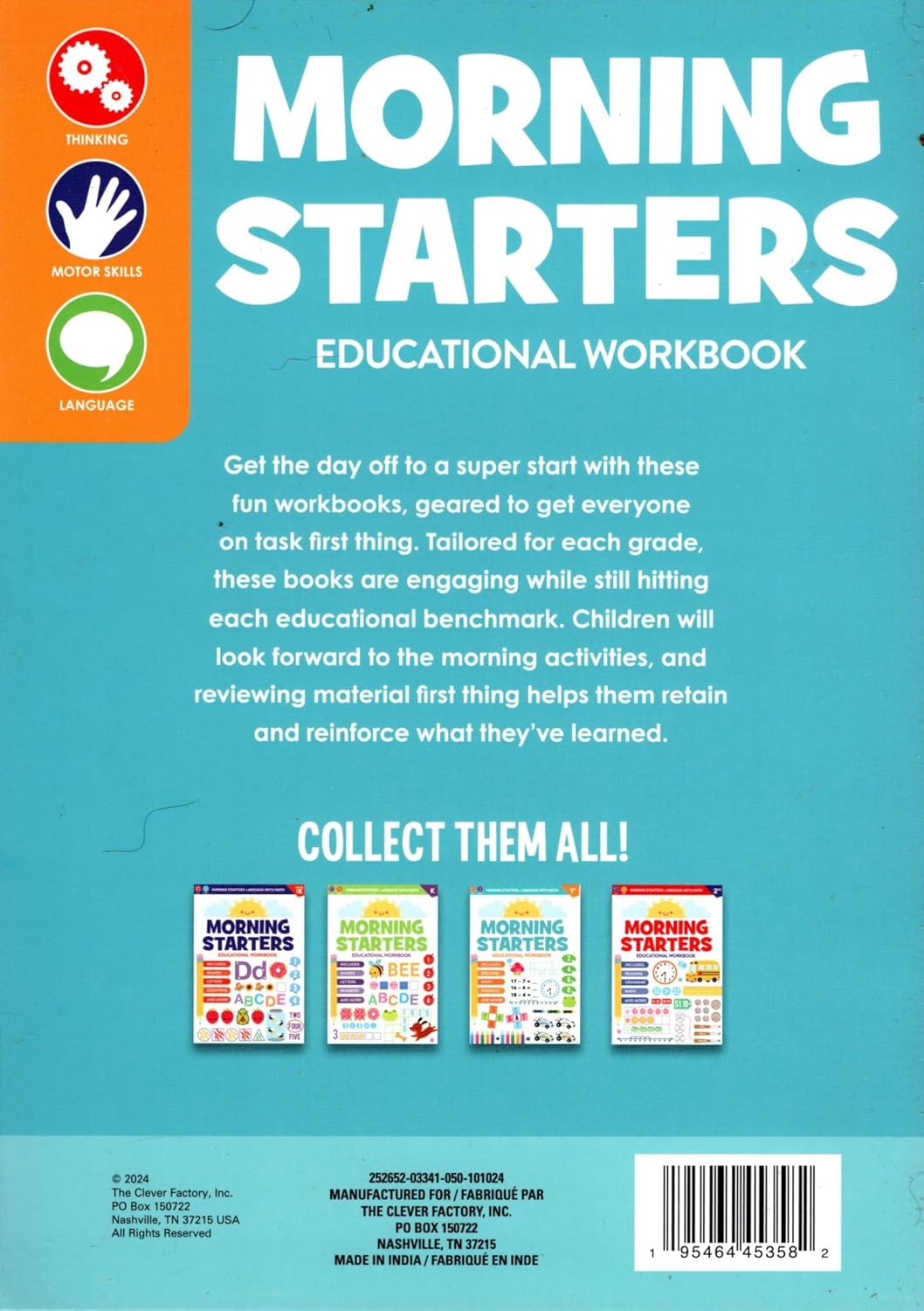 1st & Second Grade - Morning Starters Includes: Reading - Math - Grammars v 19