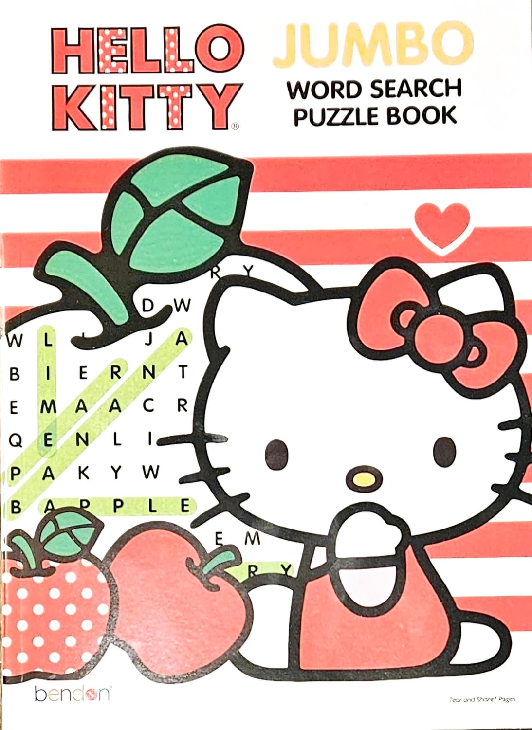 Hello Kitty Jumbo Word Search Puzzle Book 80pgs