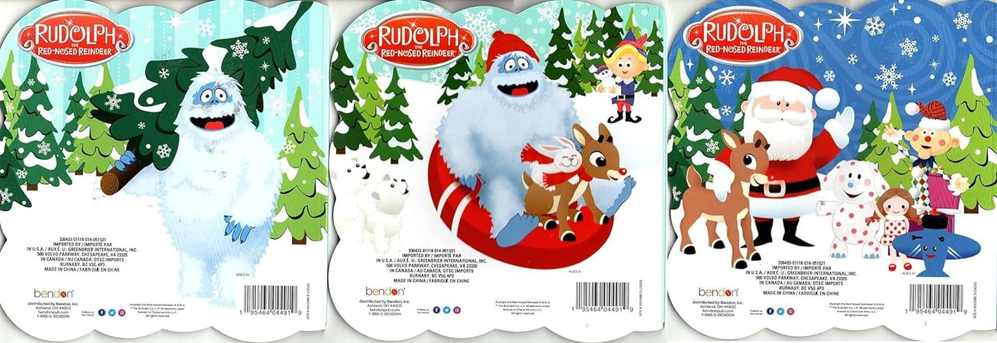 Christmas Edition - Rudolph - Eves` Day off & Santa`s Misfit Friends - Children's Board Book