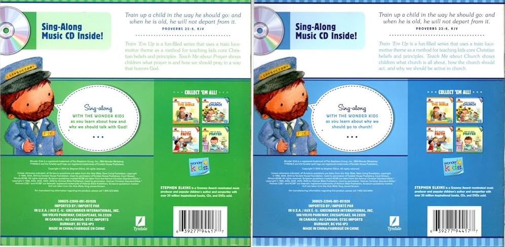Wonder Kids Train Em Up: Teach Me About The Church & Prayer Book & CD Sing-Along