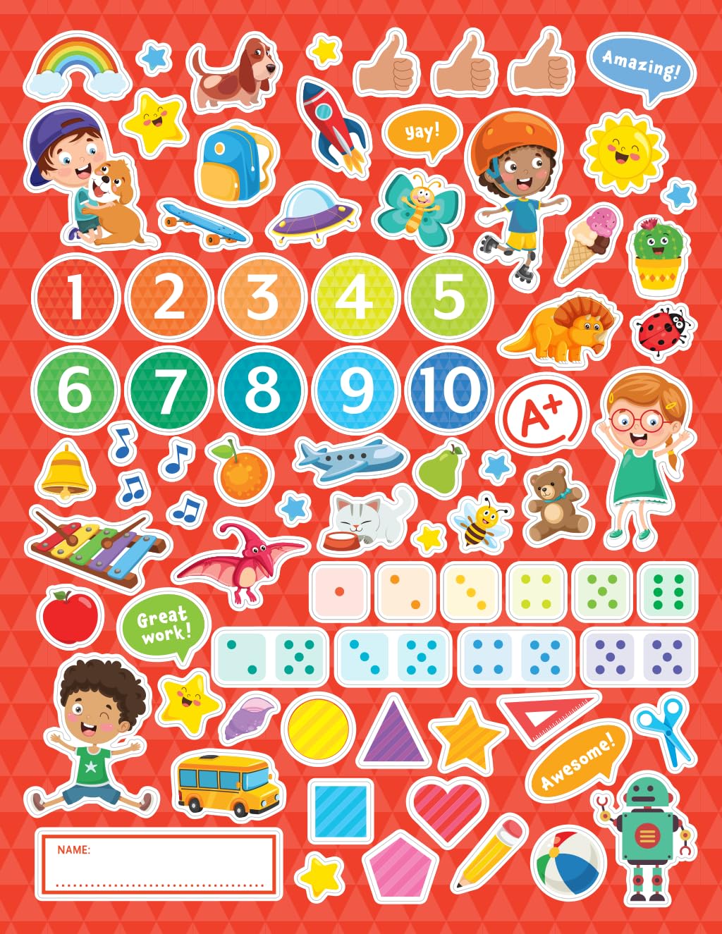 Head Start Math Head Workbooks: Ages 3-4 - Preschool Prep with Sticker Sheet