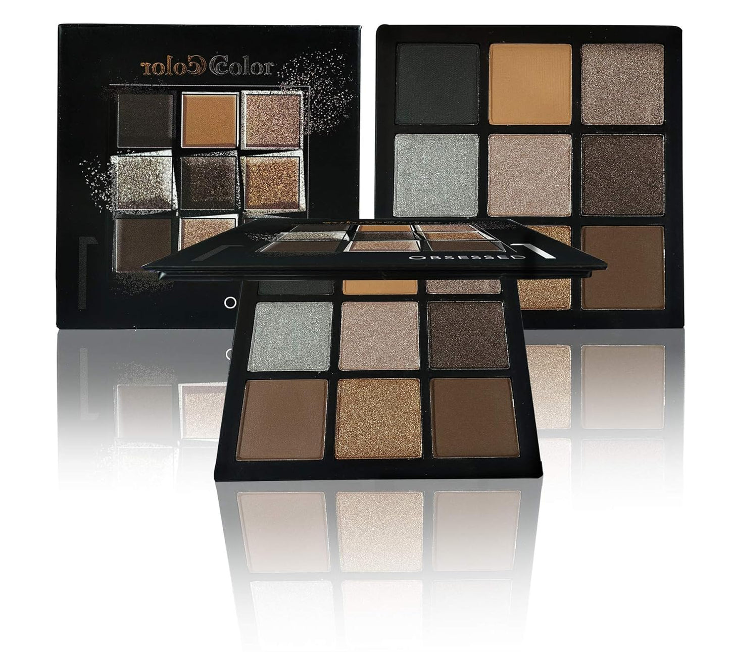 Color Cosmetics Obsessed Includes 1,2 & 3 Eyeshadow Palettes NEW
