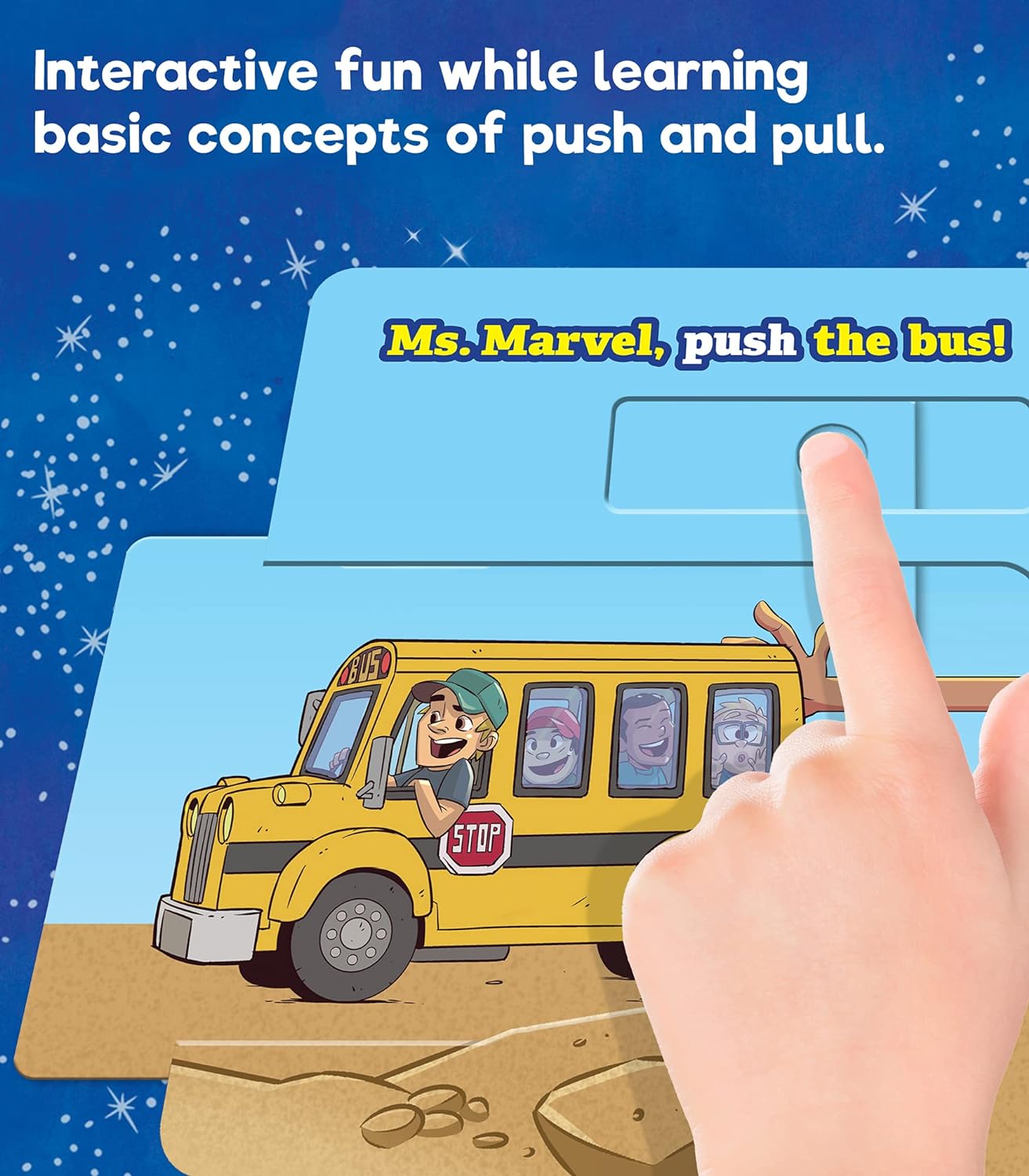 Disney Learning Super Science Push and Pull Board Book
