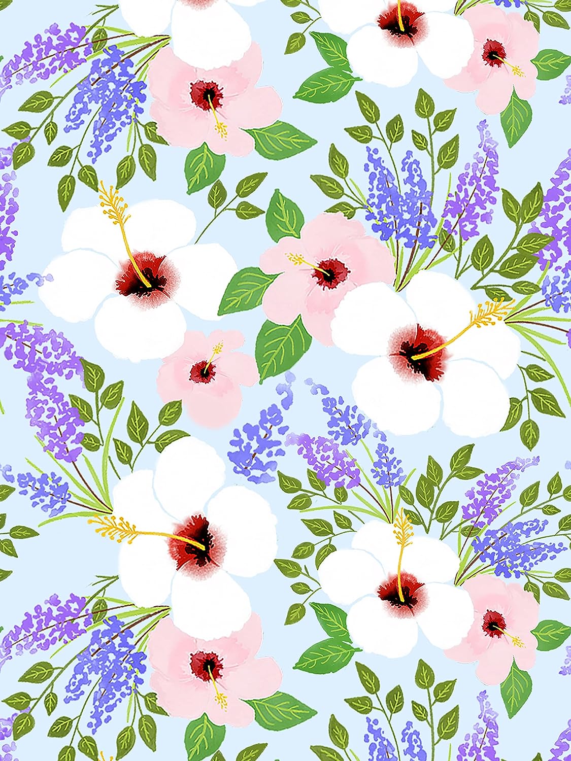 PELICAN INDUSTRIAL Wallpaper - Magnetic School Locker Wallpaper (Full Sheet Magnetic) - Flowers - Pack of 3 Sheets - vr16