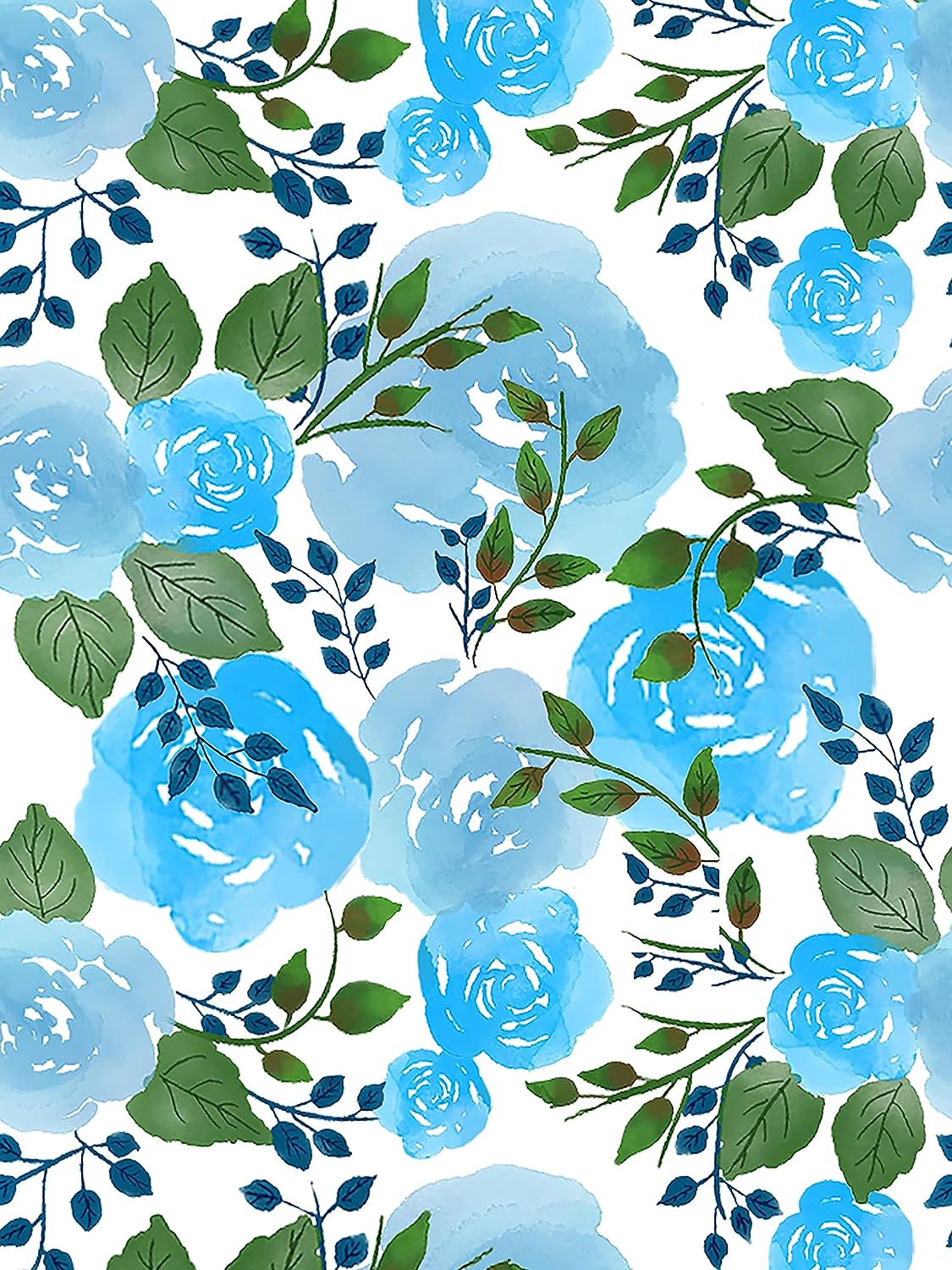 PELICAN INDUSTRIAL Wallpaper - Magnetic School Locker Wallpaper (Full Sheet Magnetic) - Flowers - Pack of 3 Sheets - vr15