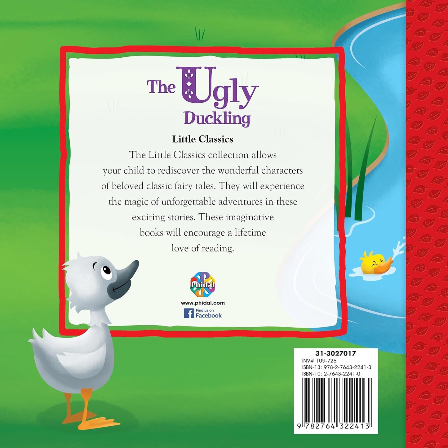 The Ugly Duckling Little Classics - Stories for kids, 24-page storybook
