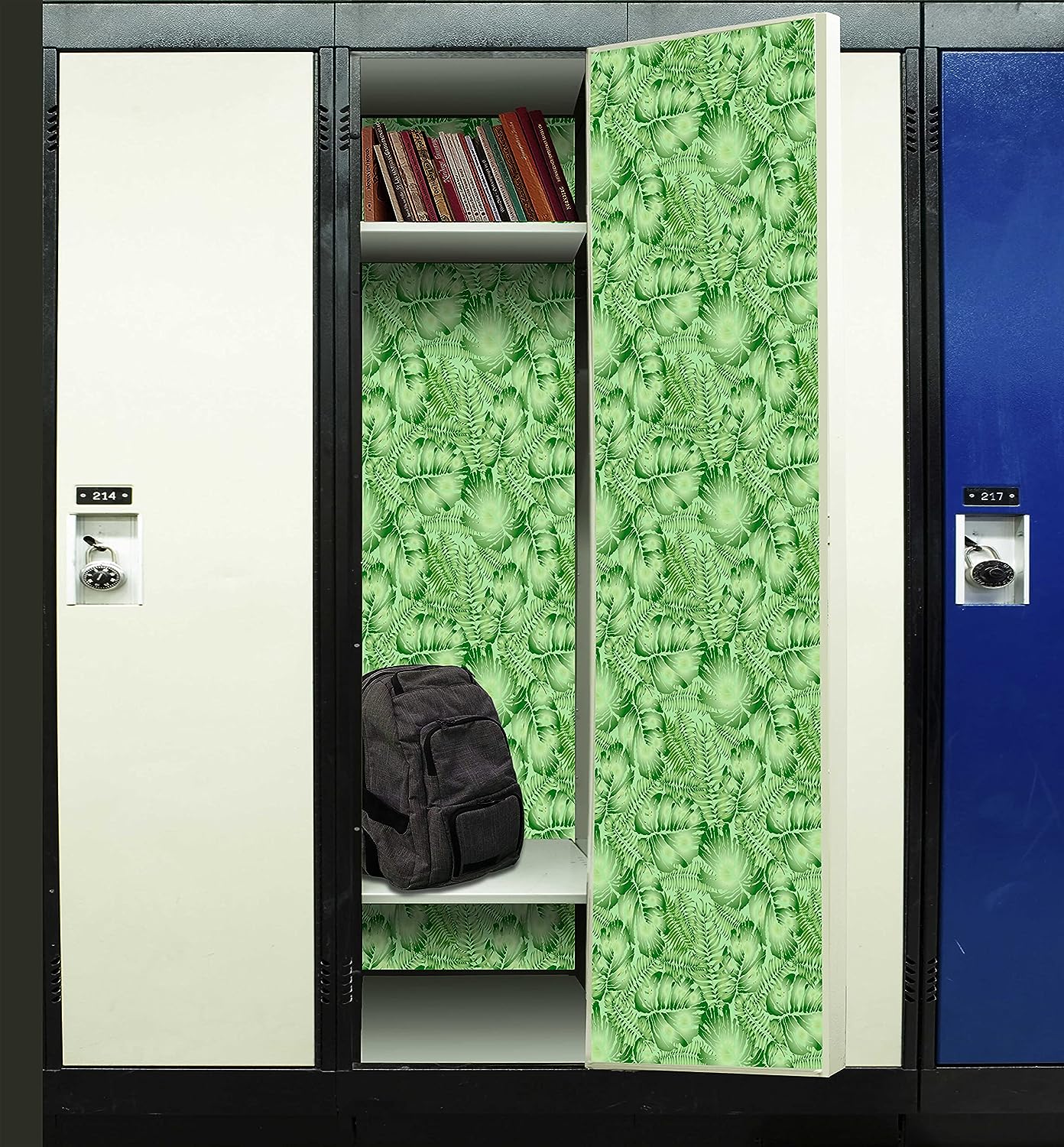 PELICAN INDUSTRIAL Magnetic Locker Wallpaper (Full Sheet Magnetic) - Trimmable, Easy Install, Remove & Reuse - Pack of 3 Sheets - vb015