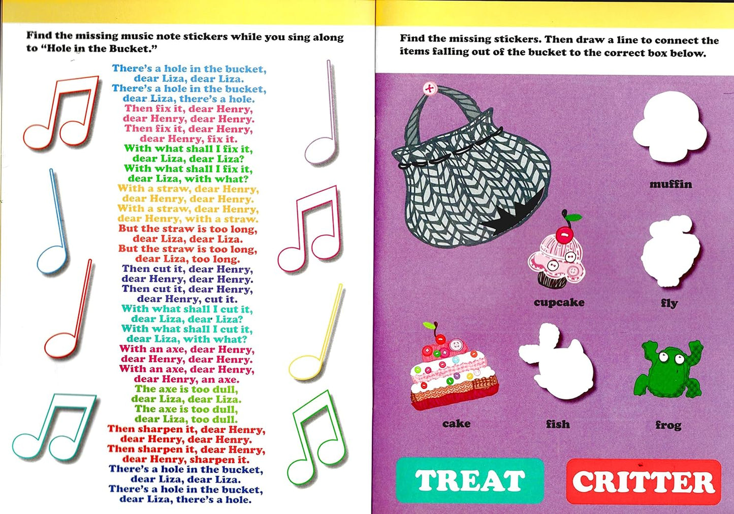 Stick-to Learning A Sing-A Long - Same or Different - Sticker Book