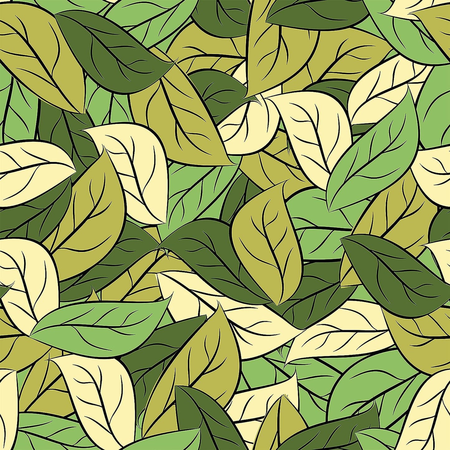PELICAN INDUSTRIAL Deluxe School Locker Magnetic Wallpaper (Full Sheet Magnetic) - Full Cover Standard Half Lockers - Trimmable, Easy Install, Remove & Reuse - Pack of 12 Sheets - (Green Leaves vr51)