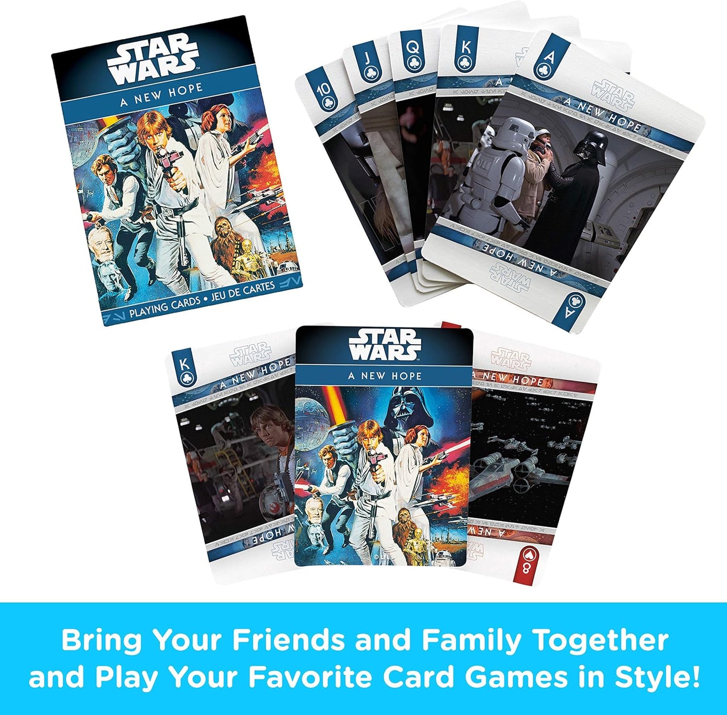 AQUARIUS Star Wars Playing Cards - Episode 4 - A New Hope Deck of Cards