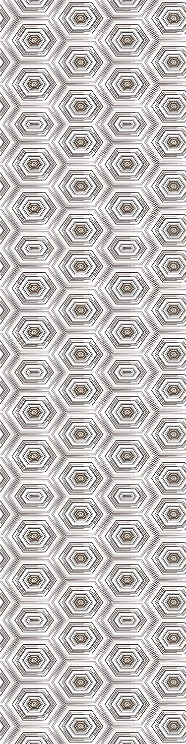 PELICAN INDUSTRIAL Magnetic Locker Wallpaper (Full Sheet Magnetic) - Trimmable, Easy Install, Remove & Reuse - Pack of 3 Sheets - Geometric Pattern (vb038)