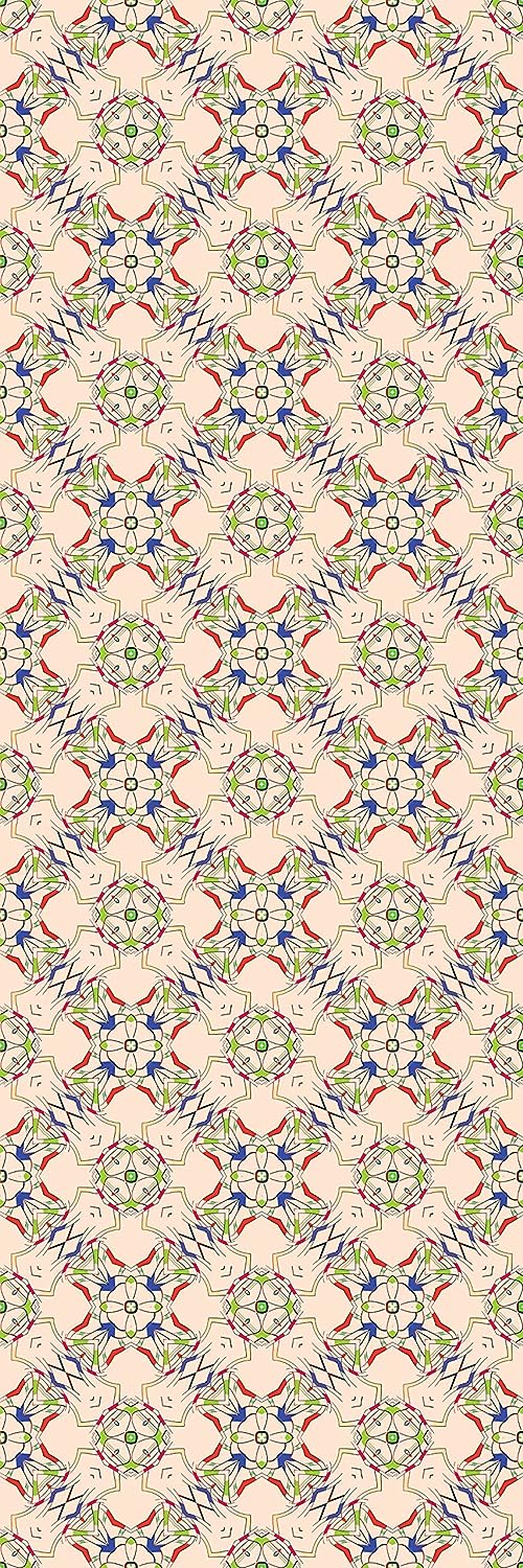 PELICAN INDUSTRIAL Deluxe School Locker Magnetic Wallpaper (Full Sheet Magnetic) - Full Cover Standard Half Lockers - Trimmable, Easy Install, Remove & Reuse - Pack of 12 Sheets - (Geometric vr37)