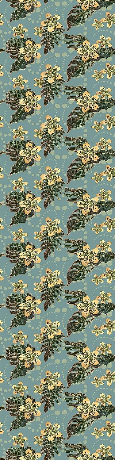 PELICAN INDUSTRIAL Locker Wallpaper Magnetic (Full Sheet Magnetic) - Remove & Reuse Decorative Vinyl - Made in USA - Fade, Tear and Water Resistant - Pack of 3 Sheets (Tropical Paradise) (vb063)