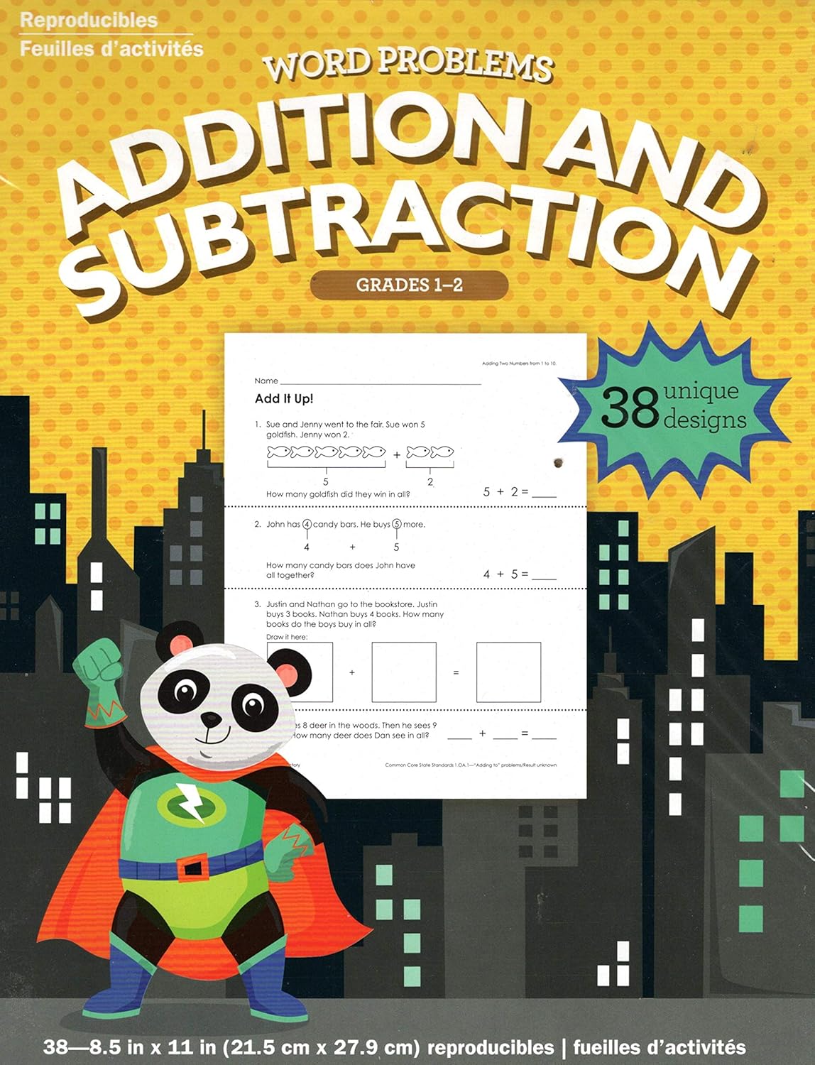 Teaching Tree Addition and Subtraction Word Problems Reproducible Educational Workbook - Grades 1-2