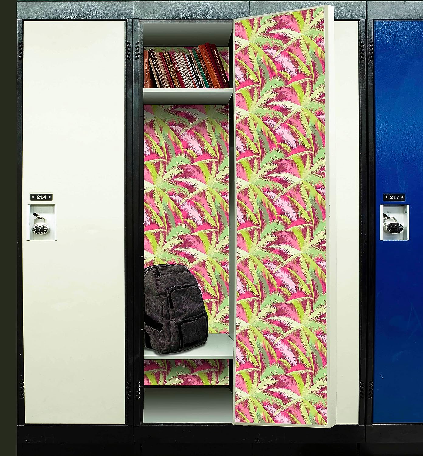 PELICAN INDUSTRIAL Magnetic Locker Wallpaper (Full Sheet Magnetic) - Trimmable, Easy Install, Remove & Reuse - Pack of 3 Sheets - Abstract vb024