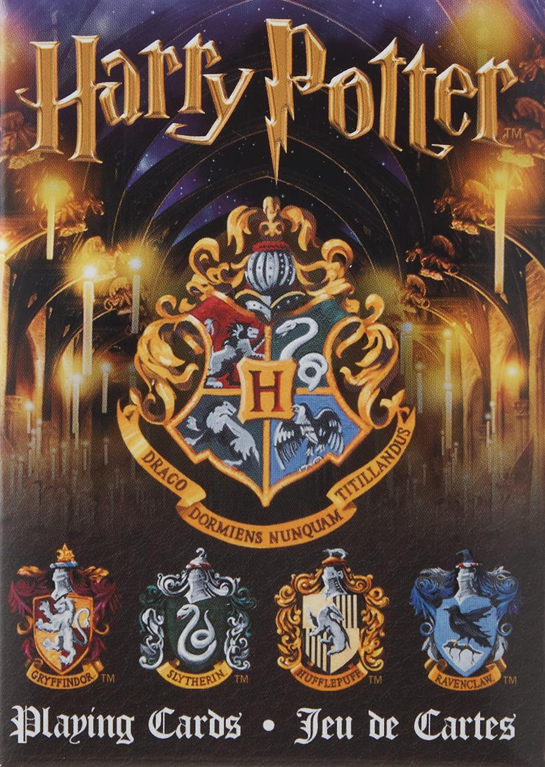 AQUARIUS Harry Potter Crests Playing Cards - Deck of Cards