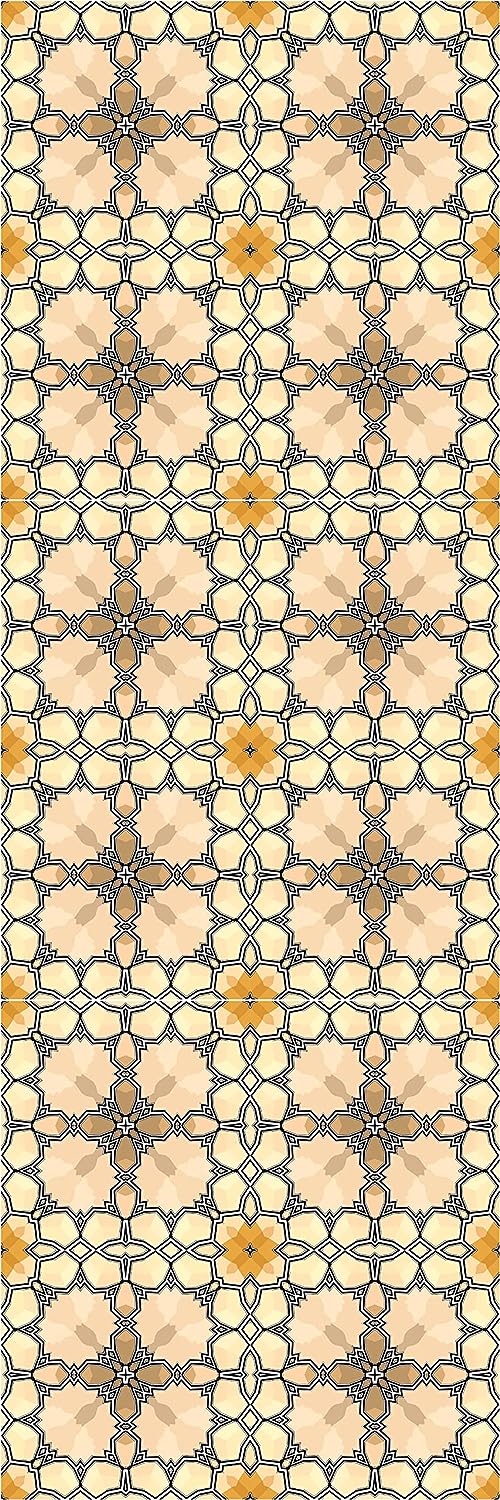 PELICAN INDUSTRIAL Deluxe School Locker Magnetic Wallpaper (Full Sheet Magnetic) - Full Cover Standard Half Lockers Pack of 12 Sheets - (Geometric vr55)