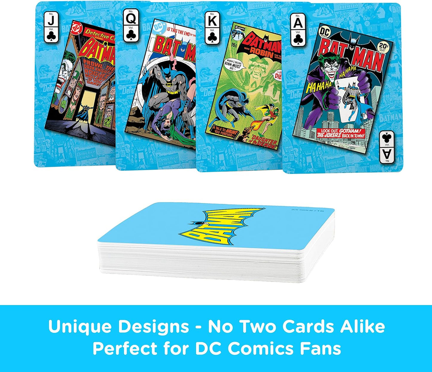 AQUARIUS DC Batman Playing Cards - Batman Themed Deck of Cards