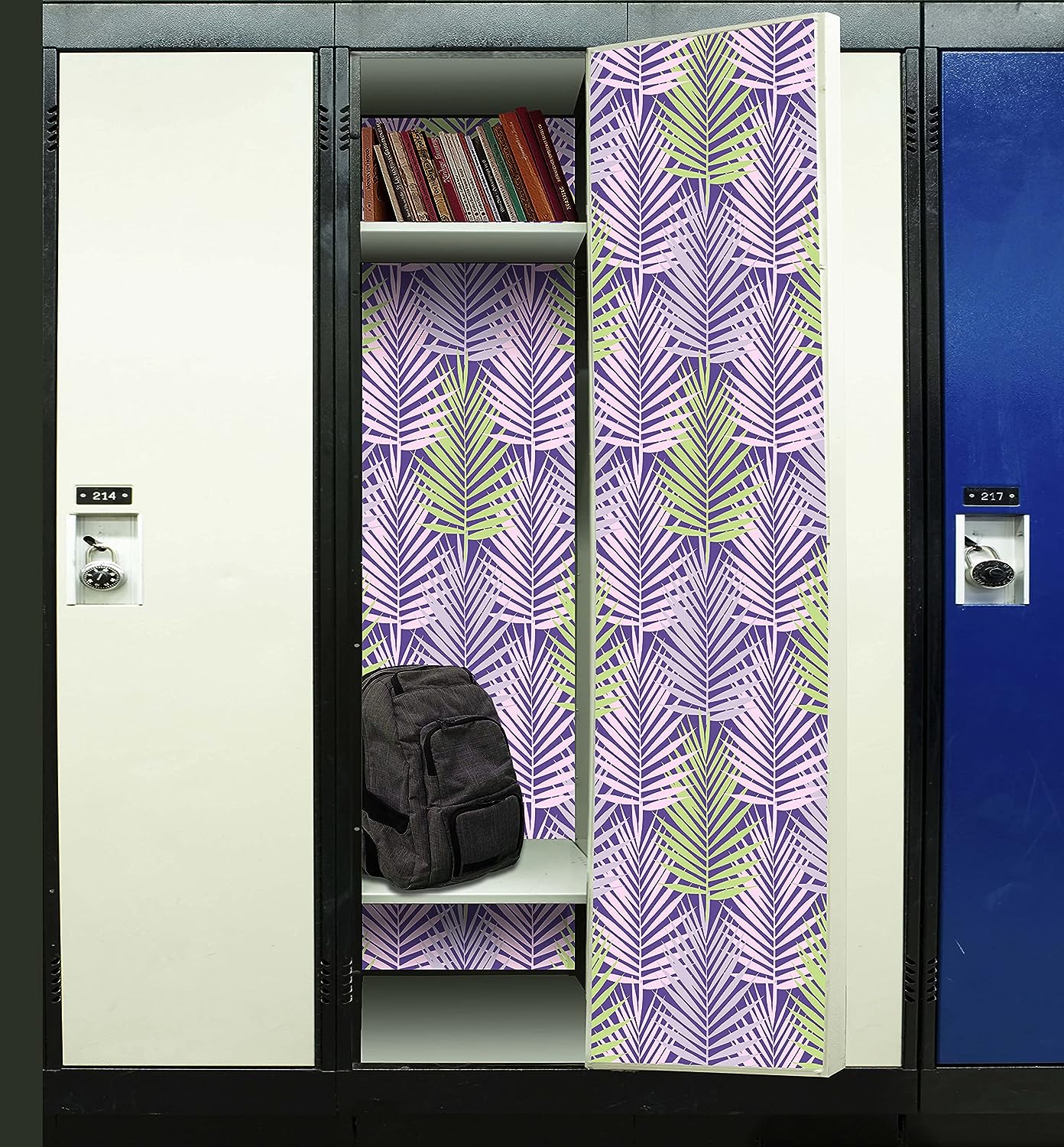 PELICAN INDUSTRIAL Magnetic Locker Wallpaper (Full Sheet Magnetic) - Trimmable, Easy Install, Remove & Reuse - Pack of 3 Sheets - vb002