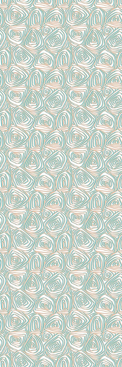 PELICAN INDUSTRIAL Deluxe School Locker Magnetic Wallpaper (Full Sheet Magnetic) - Full Cover Standard Half Lockers Pack of 12 Sheets - (Abstract vr52)