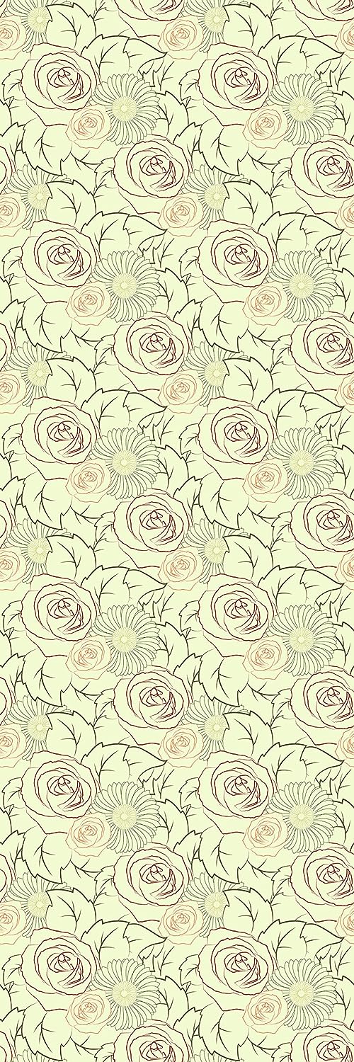 PELICAN INDUSTRIAL Deluxe School Locker Magnetic Wallpaper (Full Sheet Magnetic) - Full Cover Standard Half Lockers Pack of 12 Sheets - (Flowers vr69)