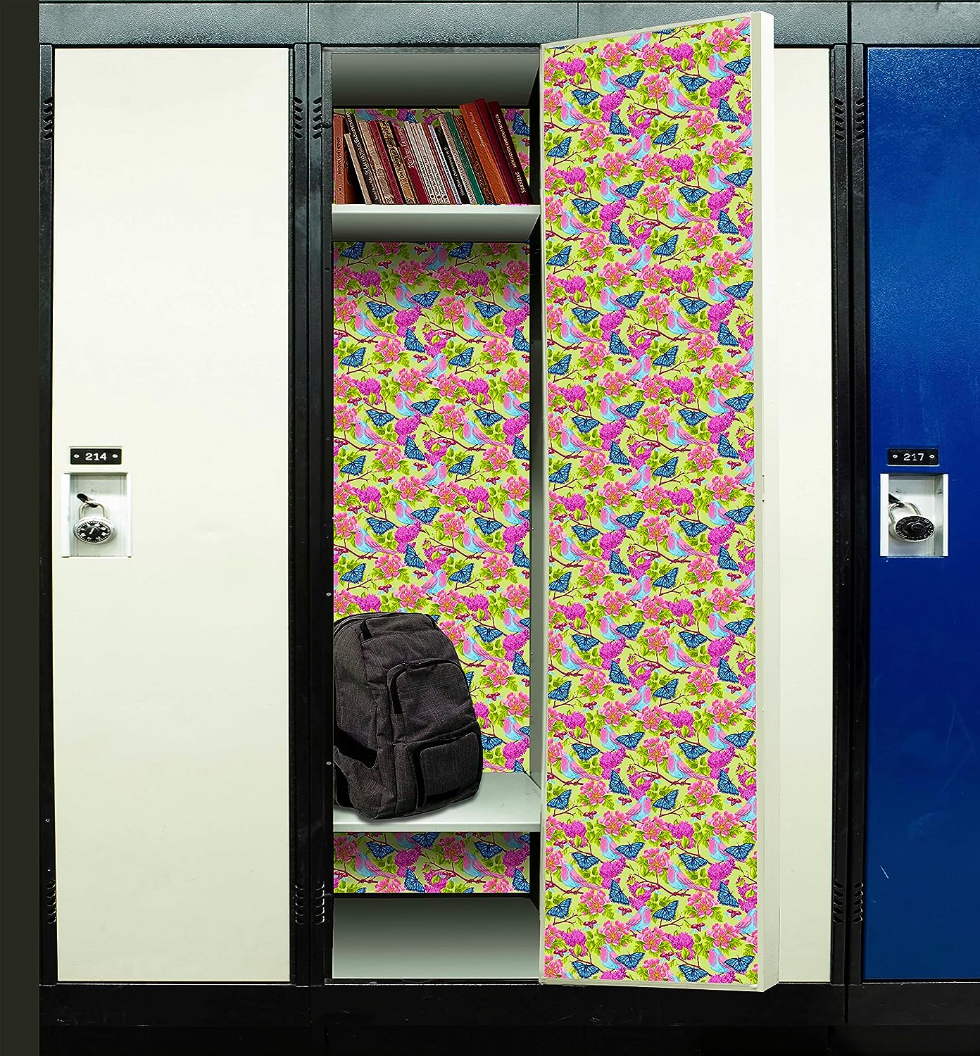 PELICAN INDUSTRIAL Magnetic Locker Wallpaper (Full Sheet Magnetic) - Trimmable, Easy Install, Remove & Reuse - Pack of 3 Sheets - vb030