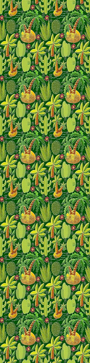 PELICAN INDUSTRIAL Magnetic Locker Wallpaper (Full Sheet Magnetic) - Remove & Reuse Decorative Vinyl - Made in USA - Fade, Tear and Water Resistant - (Tropical Leaves) - Pack of 3 Sheets (vb052)