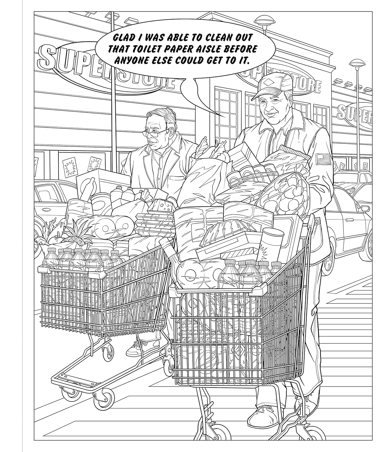 OK Boomer: A Coloring Book of the Gas-Guzzling. Book