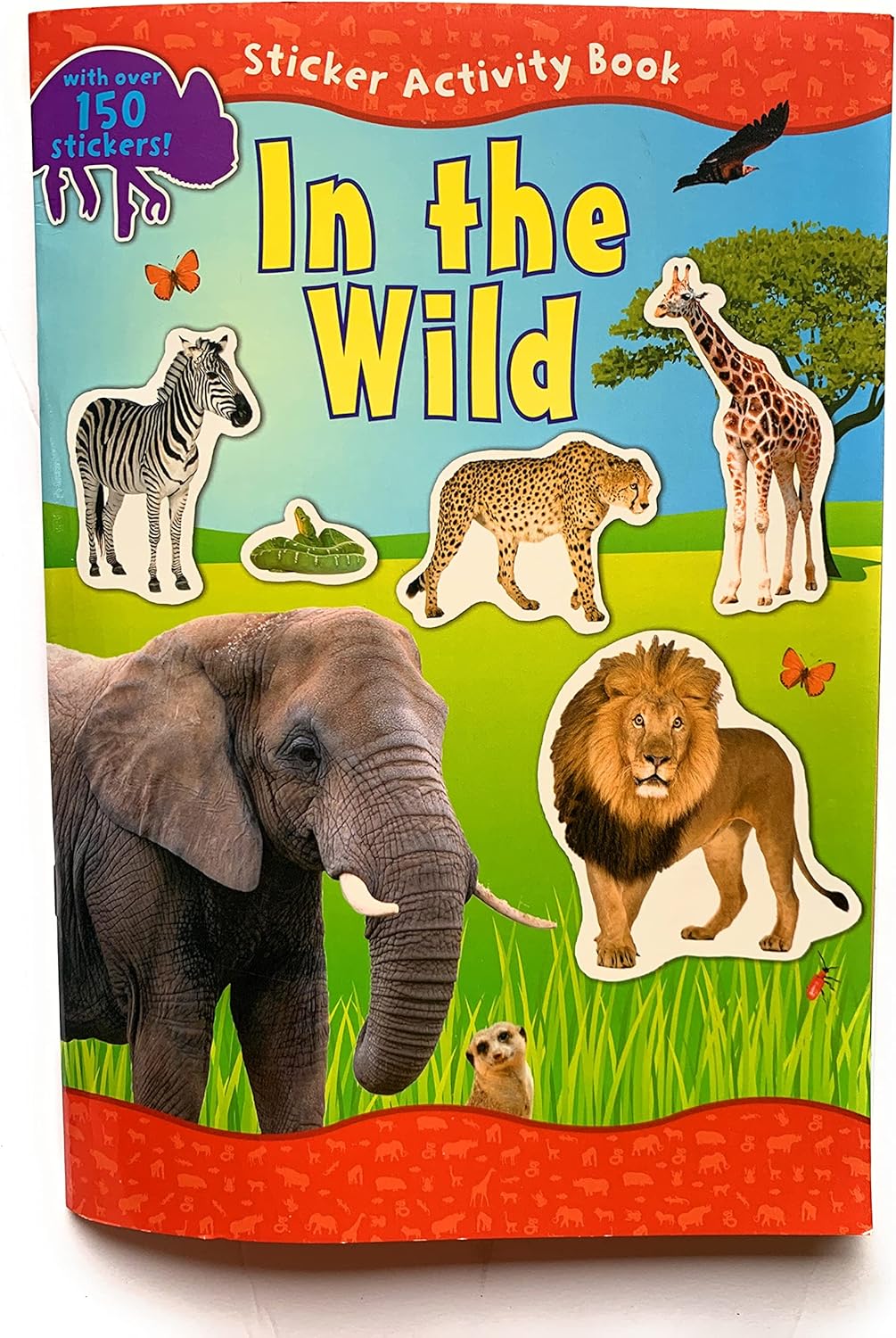 The Wild Sticker Activity Book (with Over 150 Stickers), Red, Blue, Green