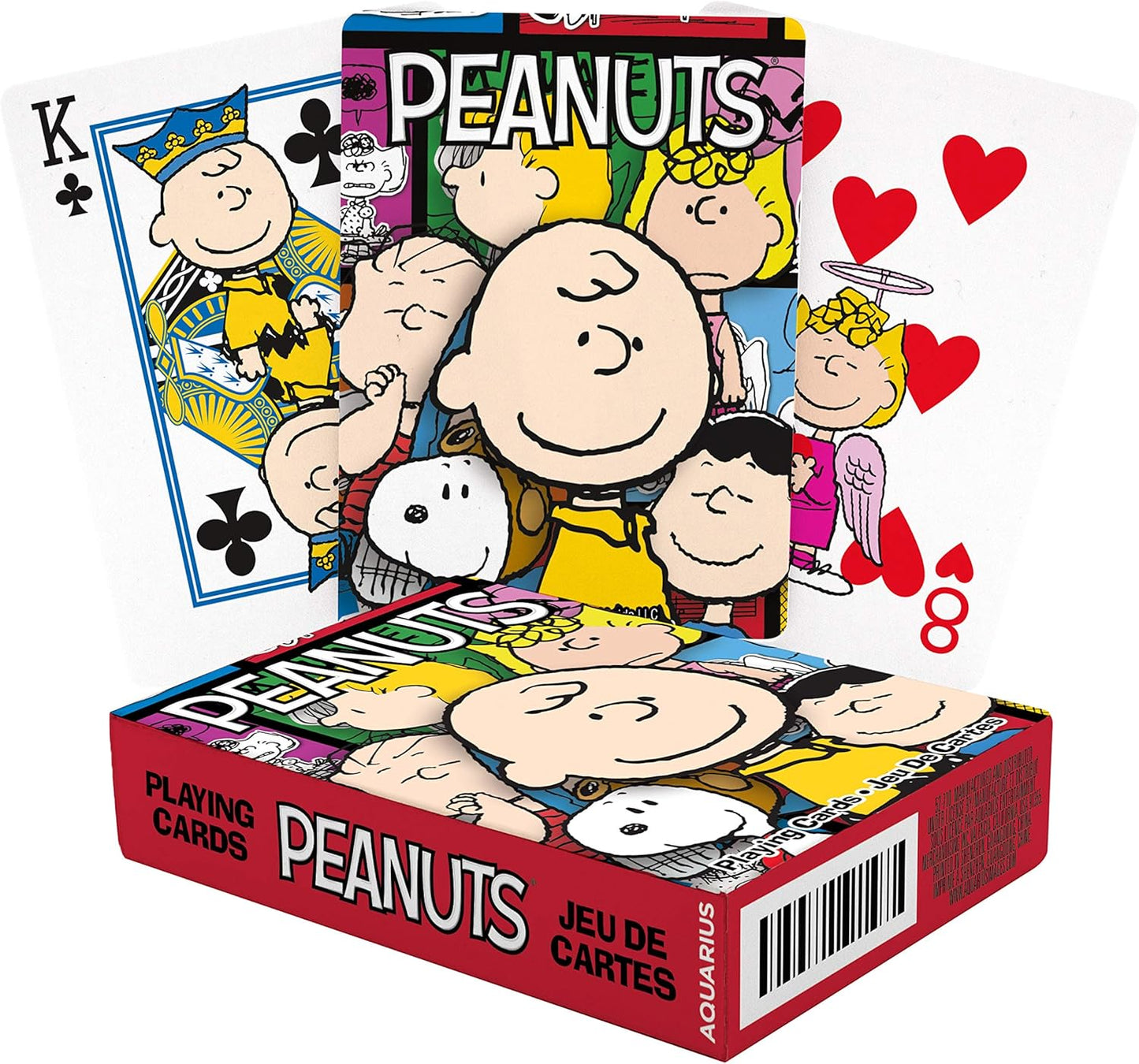 AQUARIUS Peanuts Playing Cards - Peanuts Cast Deck of Cards