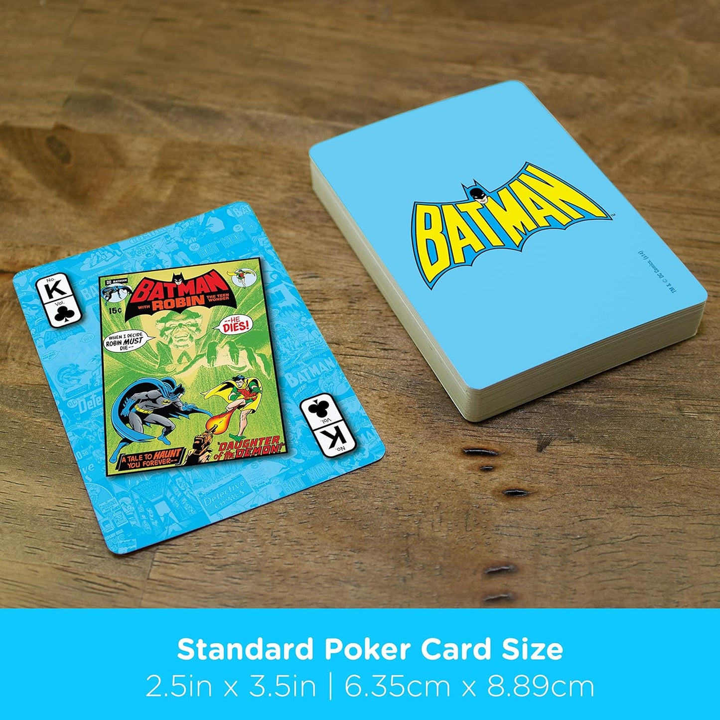 AQUARIUS DC Batman Playing Cards - Batman Themed Deck of Cards