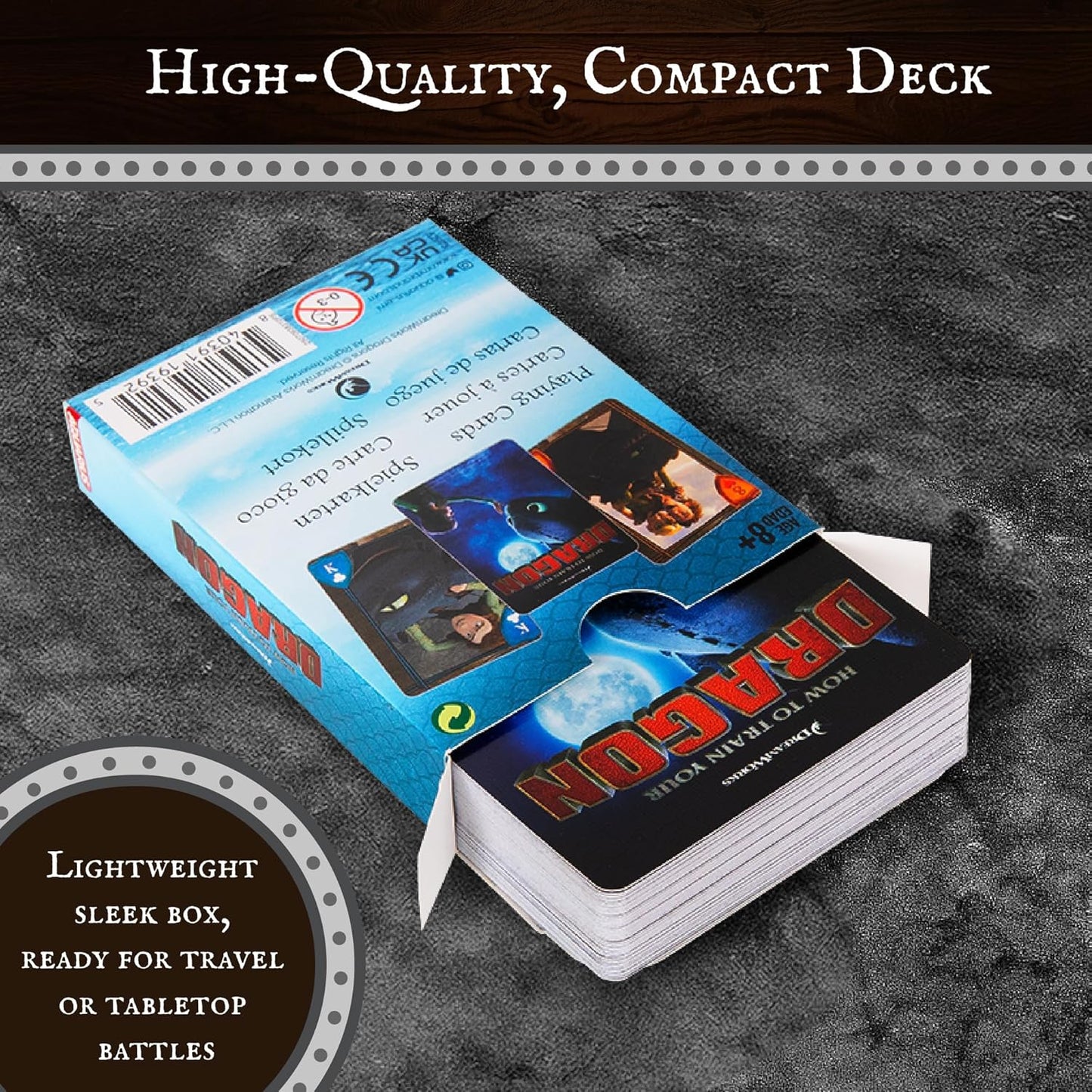 Aquarius How to Train Your Dragon Themed Playing Card Deck