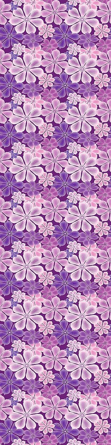 PELICAN INDUSTRIAL Magnetic Locker Wallpaper (Full Sheet Magnetic) - Remove & Reuse Decorative Vinyl - Made in USA - Fade, Tear and Water Resistant - (Flowers) - Pack of 3 Sheets (vb068)