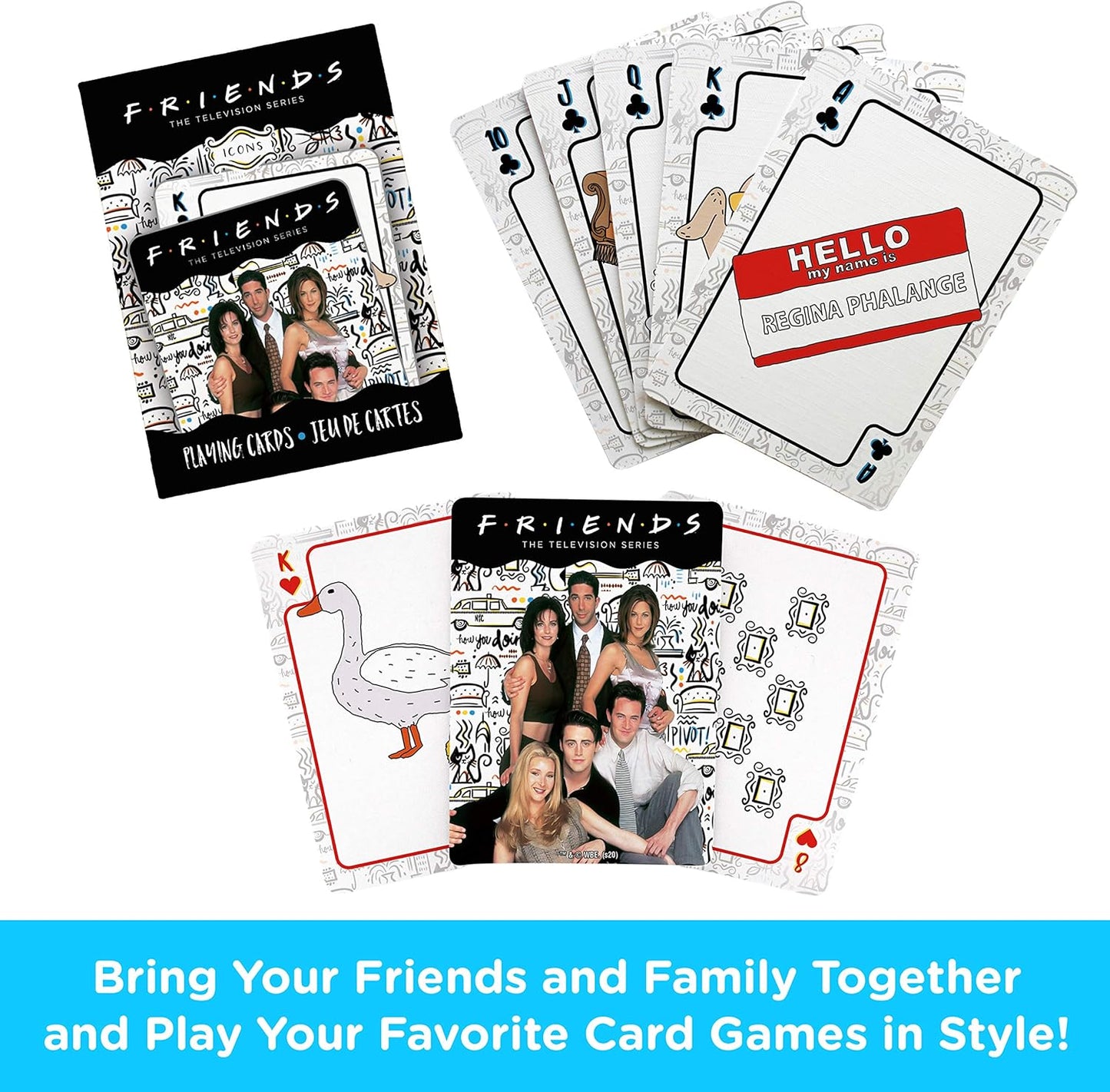 AQUARIUS Friends Icons Playing Cards