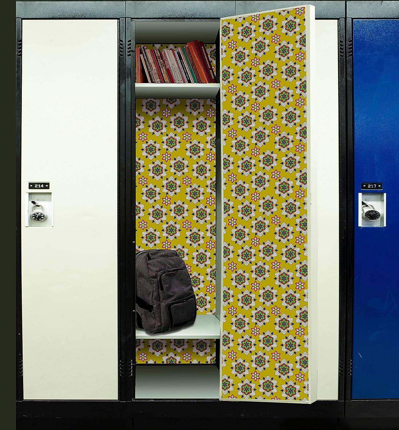 PELICAN INDUSTRIAL Magnetic Locker Wallpaper (Full Sheet Magnetic) - Trimmable, Easy Install, Remove & Reuse - Pack of 3 Sheets (vb031c)