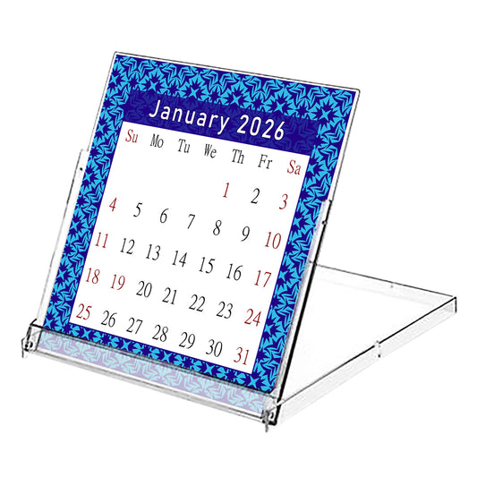 2026 CD-Style Desk Calendar 12 Months Calendar / Planner / Desk Calendar With CD Case Stand, Office Decor, Christmas Gifts (Edition #18)