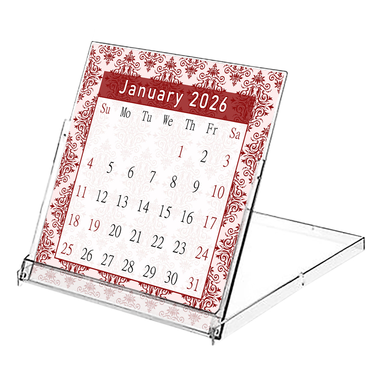 2026 CD-Style Desk Calendar 12 Months Calendar / Planner / Desk Calendar With CD Case Stand, Office Decor, Christmas Gifts (Edition #05)