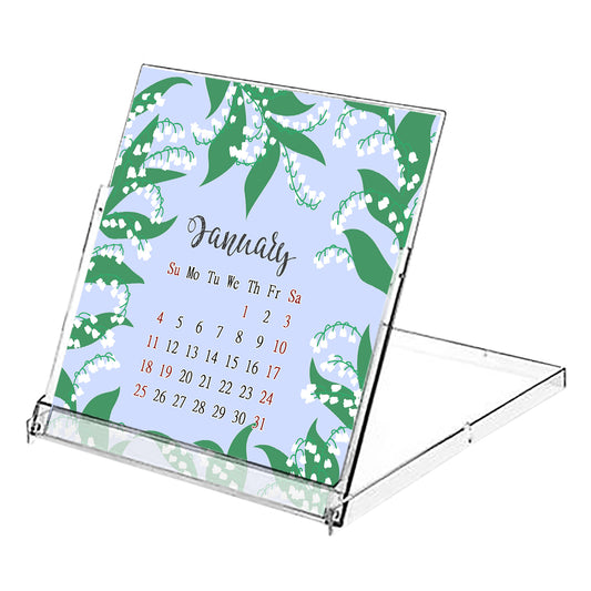 2026 CD-Style Desk Calendar 12 Months Calendar / Planner / Desk Calendar With CD Case Stand, Office Decor, Christmas Gifts (Edition #027)