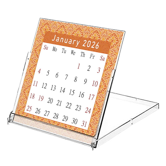2026 CD-Style Desk Calendar 12 Months Calendar / Planner / Desk Calendar With CD Case Stand, Office Decor, Christmas Gifts (Edition #22)
