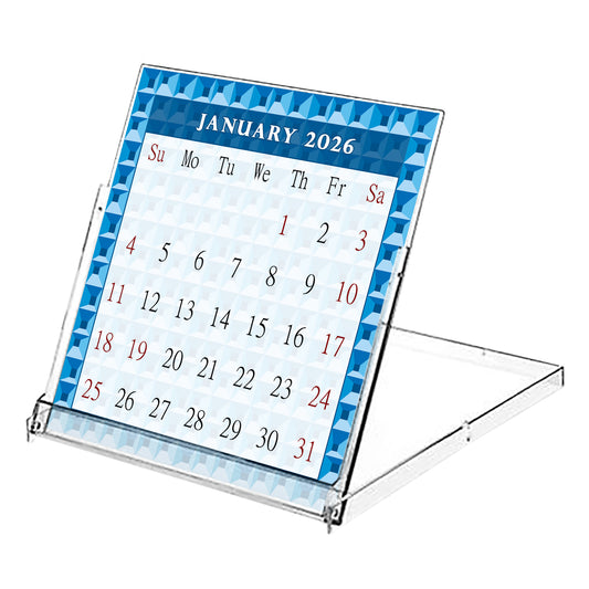 2026 CD-Style Desk Calendar 12 Months Calendar / Planner / Desk Calendar With CD Case Stand, Office Decor, Christmas Gifts (Edition #03)