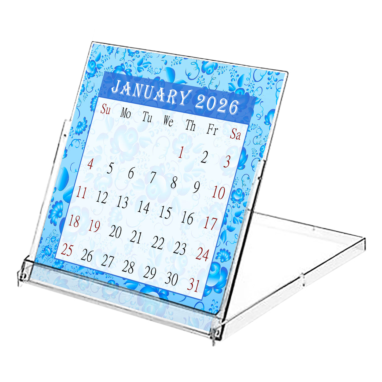 2026 CD-Style Desk Calendar 12 Months Calendar / Planner / Desk Calendar With CD Case Stand, Office Decor, Christmas Gifts (Edition #19)