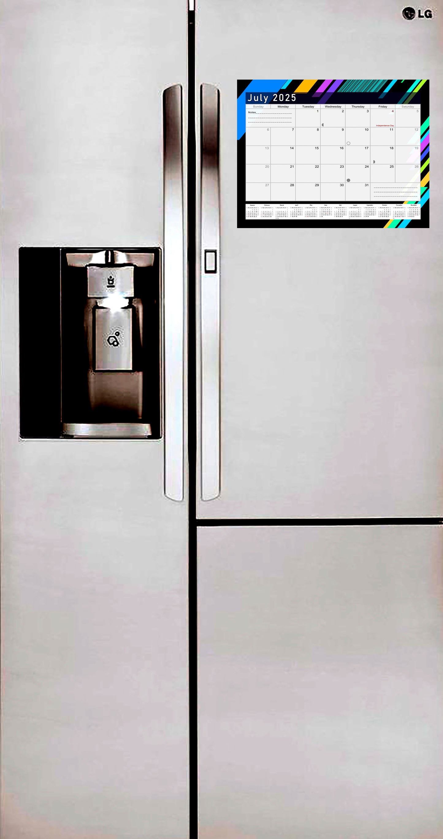 2025-2026 Magnetic/Desk Calendar - Desktop/Wall Calendar/Planner - (Edition #13)