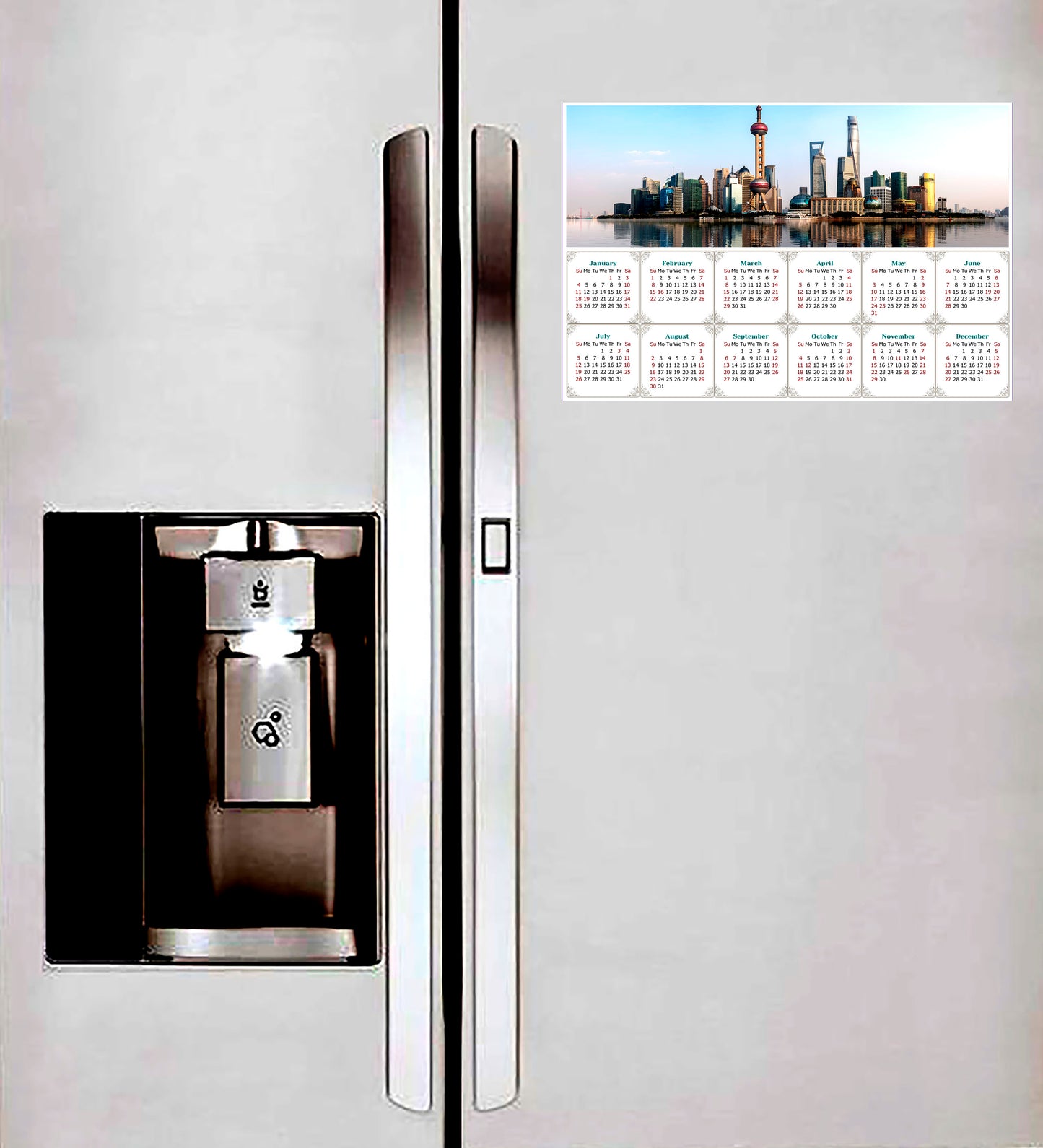 2026 Magnetic Calendar - Calendar Magnets - Today is My Lucky Day - (Shanghai)