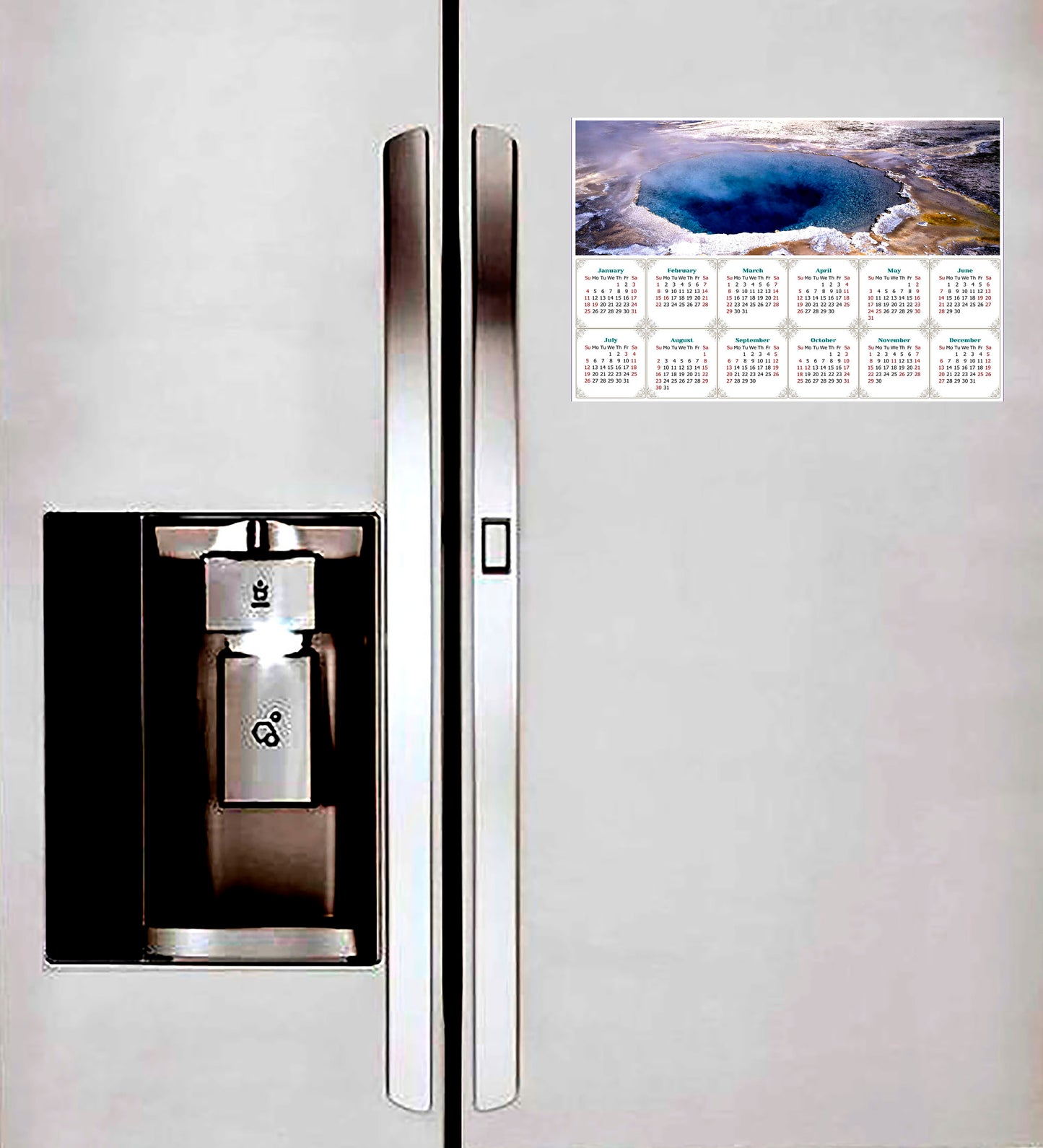 2025 Peel & Stick Calendar - Today is my Lucky Day - Removable, Repositionable - 039 (9"x 6")