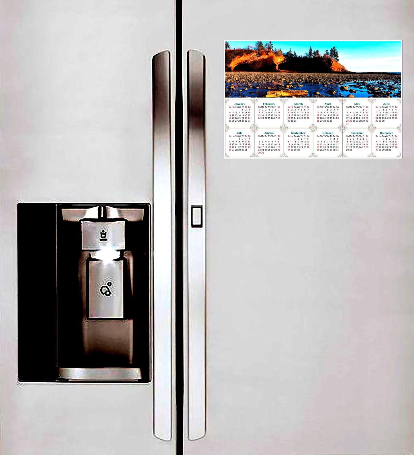 2026 Peel & Stick Calendar - Today is my Lucky Day - Removable - Shepholdy bay (9"x 6")